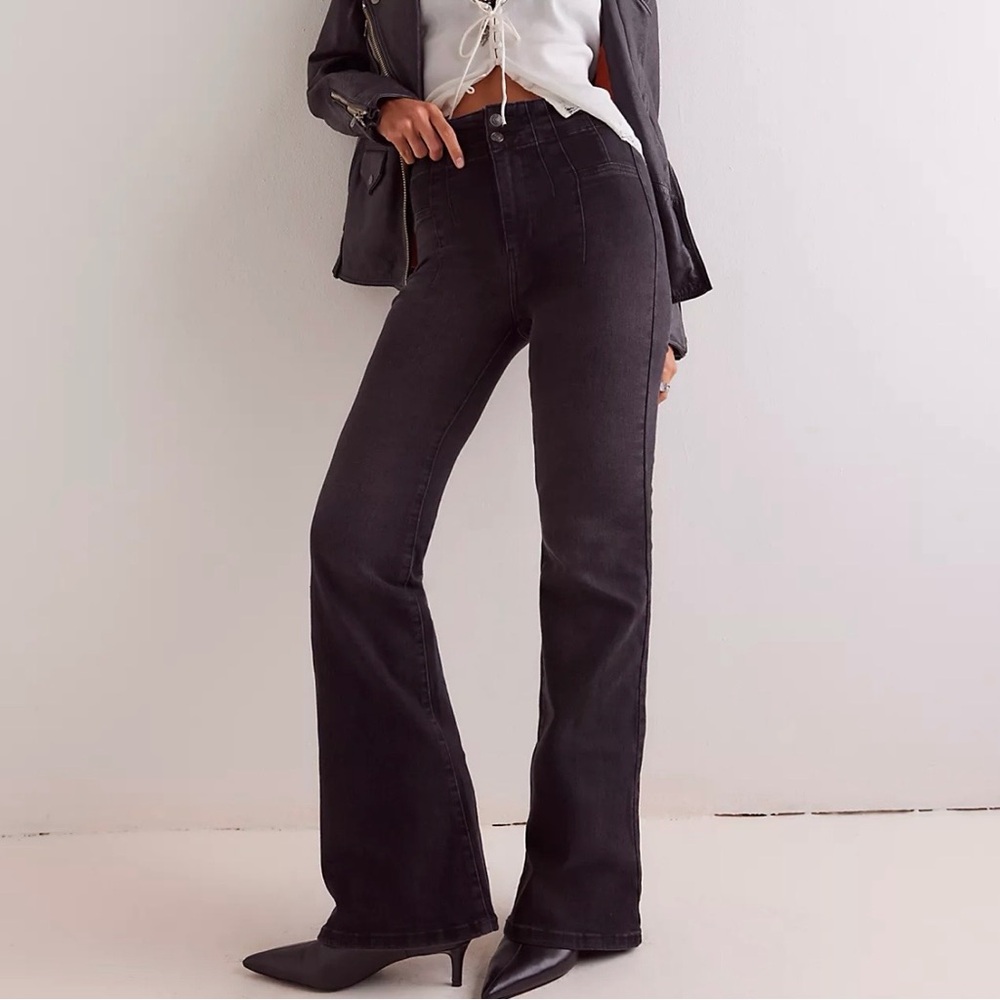 FREE PEOPLE WE THE FREE JAYDE FLARE JEANS